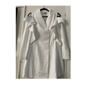 🛍 White dress blazer glamaker size:S 🌟new⭐️